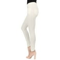 thumbnail image 2 of Lady's 4 Pocket Ponte Pants, Ivory, M, 2 of 5