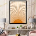 thumbnail image 2 of Designart Imprimé soleil orange III Art mural encadré, 2 of 4