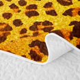thumbnail image 5 of Erosebridal Leopard Animal Print Twin Quilt Set for Girls, Golden Cheetah Spot Twin Coverlet Set, 2pcs, 5 of 7