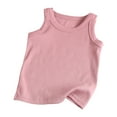 thumbnail image 2 of BLTIBY Girls Boys Tank Top Summer Cotton Sleeveless T Shirt for Teen Toddler Infant Round Neck Striped Printed Fashion Casual Tee Blouse Watermelon Red 2-3 Years, 2 of 5