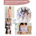 thumbnail image 6 of USEASY Seamless Push Up Bras for Women No Underwire Scalloped Full Coverage Everyday Bra, 6 of 6