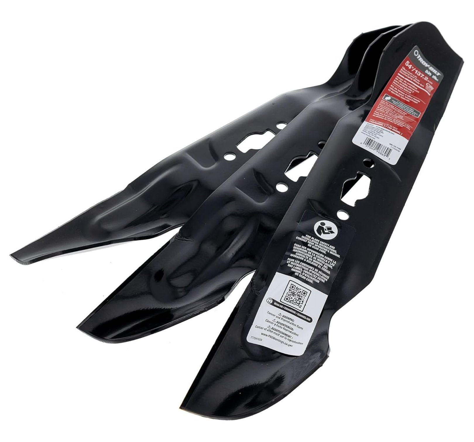 High Lift Mower Blade Set 54 Inch Replacement Part for Riding Tractors Lawn Garden Grass Cutting Maintenance