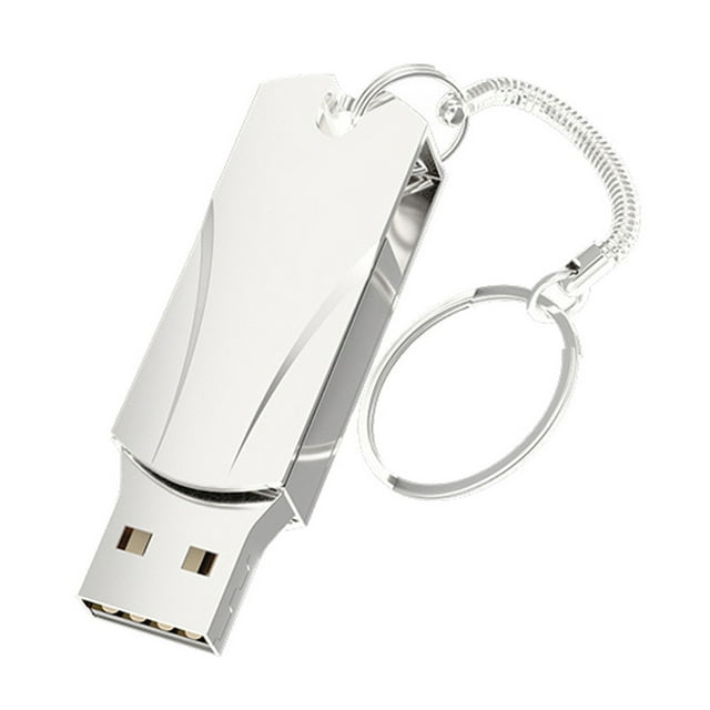 Metal Memory Stick Plug and Play Flash Disk Memory Stick Dispositivo de almacenamiento externo (128GB) Plata FLhrweasw El nuevo