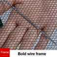 thumbnail image 2 of tredstone Fishing Basket Foldable Portable Dip Net Fish Cage Nylon Steel Wire Fishing Pot Color Random, S, Non-edged, 2 of 9