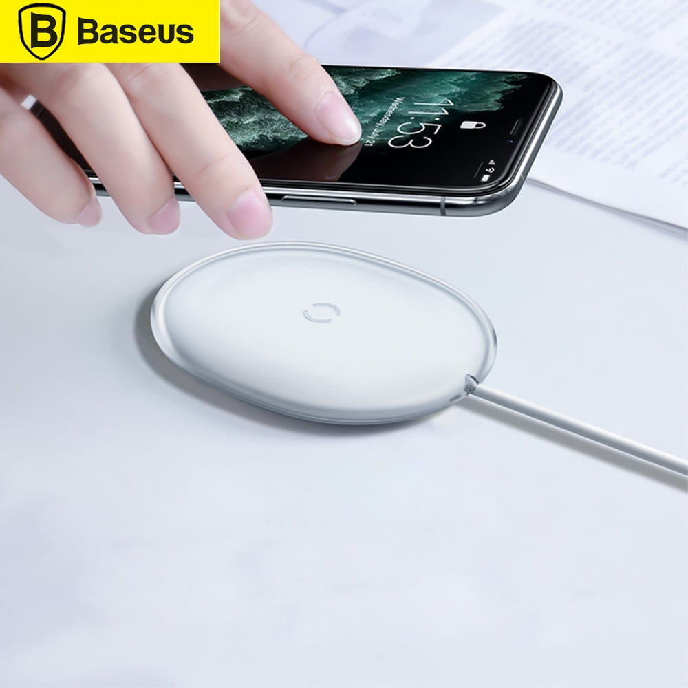 troosten Ultieme tellen Baseus Jelly Wireless Charger 15W Fast Wireless Charge Type-C Input  Multiple Protection 5V/2A 9V/2A 12V/2A For iPhone Huawei - Walmart.com