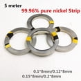thumbnail image 1 of Tira de níquel puro de 5 metros para máquina de soldadura por puntos de batería Li 99.96%, equipo de soldador, correa de níquel para paquetes de baterías, 18650, 1 of 3