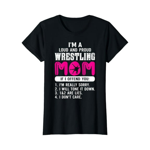 Sam Soft Womens Loud And Proud Wrestling Mom Shirt Wrestling Mom Gift T-Shirt, Gift For Friend, Full Size S-5Xl