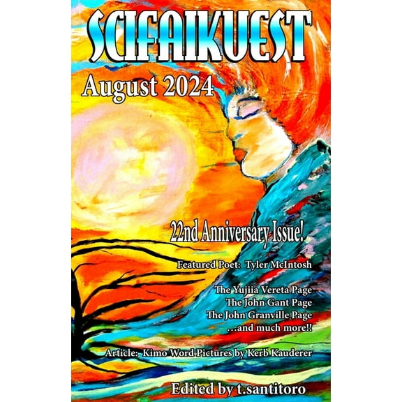 Scifaikuest August 2024, (Paperback)