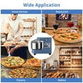 thumbnail image 6 of Garvee Commercial Dough Mixer 8 qt Capacity Stand Mixer Attachments 450W Dual Rotating Dough Kneading Machine, Metal Multicolor, 110V, 6 of 7