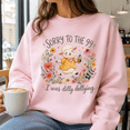 thumbnail image 3 of Christian Shirt, Sorry to the 99 I Was Dilly Dallying Sheep Sweatshirt, Cute Christian Lamb Hoodie, Faith Gift for Women and Church Friends, 3 of 9