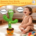 thumbnail image 2 of Cactus parlante y bailarín recargable Hunfur para niños, 2 of 8