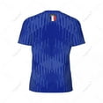thumbnail image 3 of Unisex France flag 3D printed T-shirt fans mesh tshirt for running bike soccer tennis fitness sports exclusive, 3 of 10