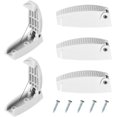 thumbnail image 1 of 5 Pcs Clips de Support de Porte de VR, Loquet de Sécurité pour Porte de Bagage de Véhicule Récréatif pour Garder les Compartiments de Rangement Ouverts pour Remorque de VR, Véhicule Récréatif, Pièces Extérieures, Accessoires, Installation Facile, Argent, 1 of 7