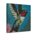 thumbnail image 5 of "Hummingbird with Ruby Throat" - Canvas, 5 of 25
