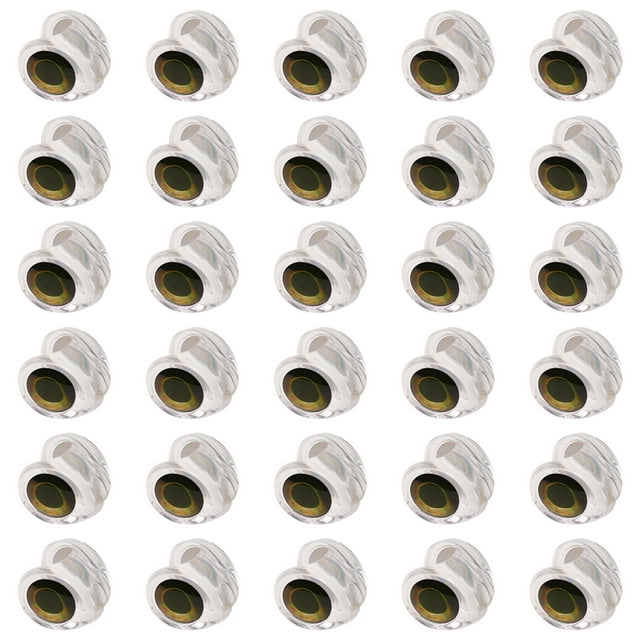 Atado de moscas kusrkot 30 Uds para peces lucio lubina trucha manualidades señuelo 8 mm