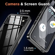 for Google Pixel 8 Case, IP68 Waterproof Built-in Screen Protector