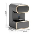 thumbnail image 4 of Electric Toothpaste Dispenser, Automatic Toothpaste Squeezer With 3 Toothbrush Slots, Wall Mounted Toothbrush Holder Toothpaste Dispenser For Bathroom, 4 of 9