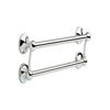 1PK Delta DF703PC Towel Bar With Assist Bar, Stainless Steel, Polished Chrome