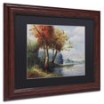 thumbnail image 3 of Trademark Fine Art "Corot Tribute" Canvas Art by Daniel Moises, Black Matte, Wood Frame, 3 of 4