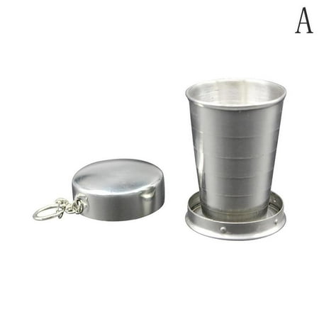 

75ml/150ml/250ml Stainless Steel Portable Outdoor Travel Folding Collapsible Cup Telescopic