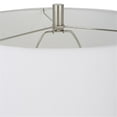 thumbnail image 5 of Uttermost 1-Light Coastal Ceramic Table Lamp in White/Brushed Nickel, 5 of 8