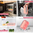 thumbnail image 4 of 27pcs 1300ml Loncheras, Fiambrera Bento Apta para Microondas, Caja de Almuerzo Sellada, (Rosa), 4 of 4