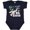 Navy, variant on Inktastic Out of this World Big Sister Astronaut in Space Girls Baby Bodysuit