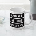 thumbnail image 5 of CafePress - Animals Are Not Ingredients - 20 Oz White Ceramic Mega Mug, 5 of 5