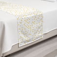 thumbnail image 2 of Yellow Polka Dot Bed Runner, Repetitive Spots Randomly Scattered on a Plain Backdrop, Decorative Accent Bedding Scarf for Hotels Homes and Guestrooms, Twin, Earth Yellow Pale Tan, by Ambesonne, 2 of 2
