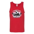 thumbnail image 2 of Wild Bobby It's About To Get Miami Soccer Skyline Sports Men Tank Top, Red, X-Large, 2 of 5