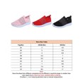 thumbnail image 2 of Frontwalk Womens Casual Shoes Slip On Sneakers Comfort Flats Work Breathable Sock Sneaker Women Non-Slip Walking Shoe Red 9.5, 2 of 4