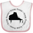 thumbnail image 3 of Inktastic Future Piano Player Boys or Girls Baby Bib, 3 of 4