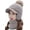 Brown, variant on CoCopeaunts Baseball Cap Warm Earflaps Pratical with Cute Pom Pom Soft Cotton Hat Mens Outdoor Adventure Cap Winter for Womens