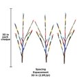 thumbnail image 2 of Holiday Time Lot de 3 Piquets Lumineux Scintillants, Multicolore, 2 of 4