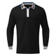 thumbnail image 3 of Gibobby Playera polo hombre Camiseta informal de verano para hombre, blusa sólida con cuello a cuadros, camisetas de manga corta con cuello vuelto(Negro,M), 3 of 4