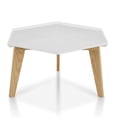 thumbnail image 1 of Furniture of America Bok Table Basse Moderne Chic avec Dessus à Plateau, Blanc, 1 of 6