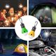 thumbnail image 2 of LED Camping Tent Lantern, Portable Outdoor Waterproof Emergency Light Bulb, Battery Powered, for Hiking, PartyCamping, Fishing(Black4PCS), 2 of 5