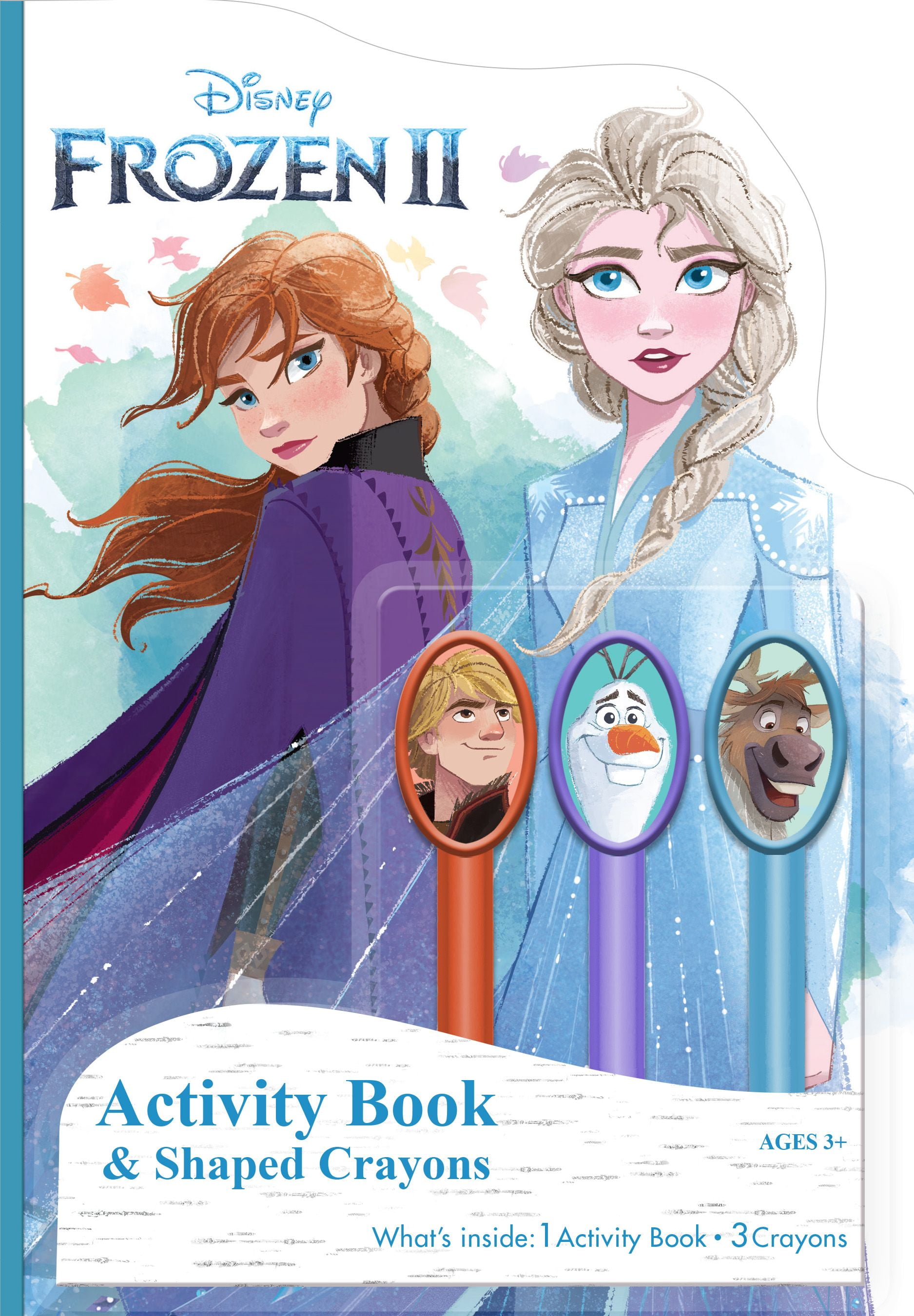 Frozen 2 Colouring Set Art & Craft Pencils & Stickers Travel Activity Book New 