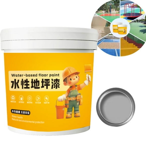 SUTENGDA Floor paint,Epoxy floor paint,Concrete floor paint -ALL-IN-ONE Paint Durable cabinet and furniture paint. Built in primer and top coat no sanding needed. Includes our featu