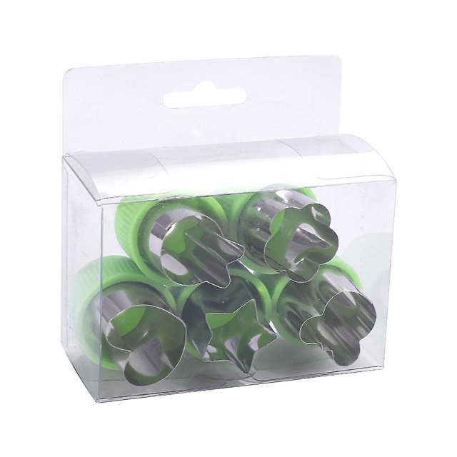 Juego de moldes para galletas de 5 piezas, suplemento de alimentos para bebés, utensilios para hornear, molde para galletas, molde para frutas, molde para fideos de mariposa