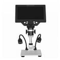 thumbnail image 2 of G1200 Digital Microscope 7 Inch Large Color Screen Base LCD Display 12MP 1-1200X Magnifier With Stand and Two Fill Lights, 2 of 6