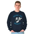 thumbnail image 4 of Popeye Sailor Nuthin But Muskcle Cool Men's Crewneck Sweatshirt Brisco Brands S, 4 of 6