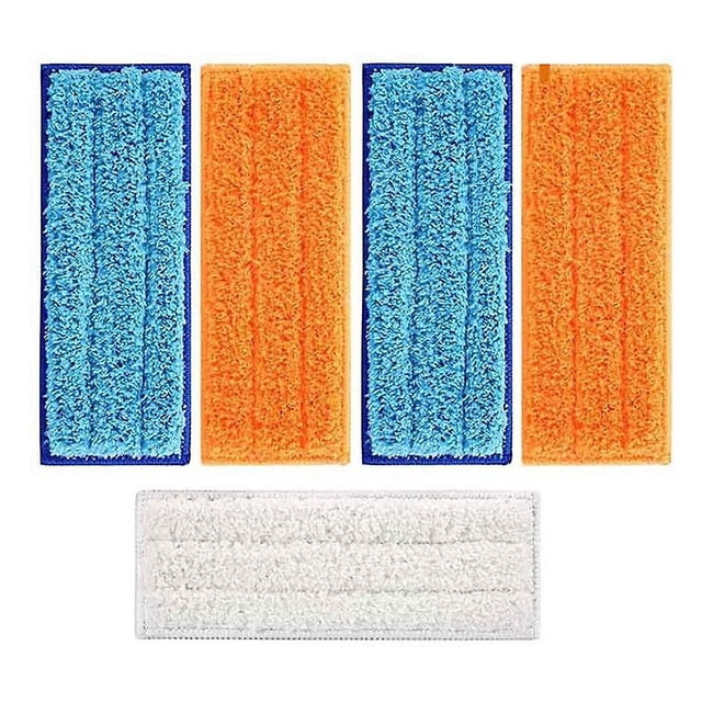 5 unidades de paño de almohadilla seca lavable húmedo lavable para Irobot Braava Jet 240 241 Afortunado Sencillez