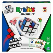 Rubik's Cube, Cube It, 2-Player 3D Puzzle Sequence Board Game Stress Relief Fidget Toy Activity Cube Travel Teen Gift Idea, for Adults & Kids Ages 7+