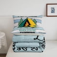 thumbnail image 5 of Catabedysis Camping Theme Full Size Comforter Sets,Cartoon Tent Print Bedding Comforter Set For Boys,Multicolor,Light Gray Reversible,3-Piece,1 Comforter and 2 Pillowcases, 5 of 7