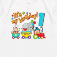thumbnail image 3 of Inktastic It's My Birthday Circus Train 1st Birthday Baby Romper Coveralls, 3 of 4