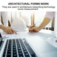 thumbnail image 2 of EeaseCA 6Pcs Green Plastic Stationery Measuring Tool Ruler Template Ruler School Supply, 2 of 7