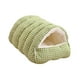 thumbnail image 5 of Cama para gatos, cálida y suave, gruesa, portátil, con cojín extraíble, suave Verde, 5 of 9