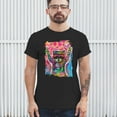 thumbnail image 3 of Tee Hunt Dean Russo Cosmic Trash Panda T-Shirt Funny Weird Hippie Men's Tee, 3 of 5