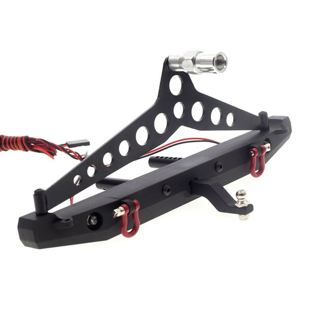 Parachoques RC, parachoques trasero delantero RC 2 grilletes / de remolque Accesorio RC para Axial SCX10 , Parachoques trasero CUTICAT parachoques del coche rc